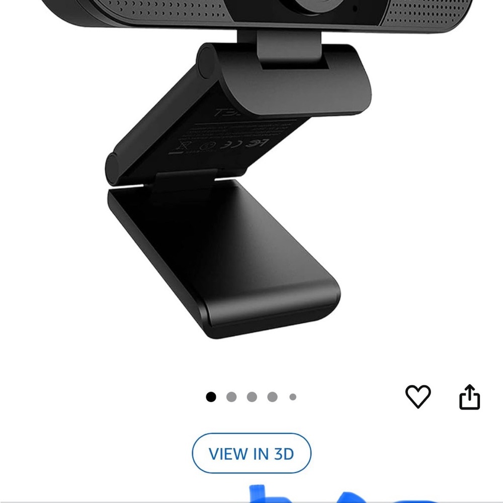 Logitech Sleek Black Webcam
